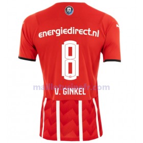 Maillot de Foot PSV Eindhoven Marco van Ginkel 8 Domicile 2021-22